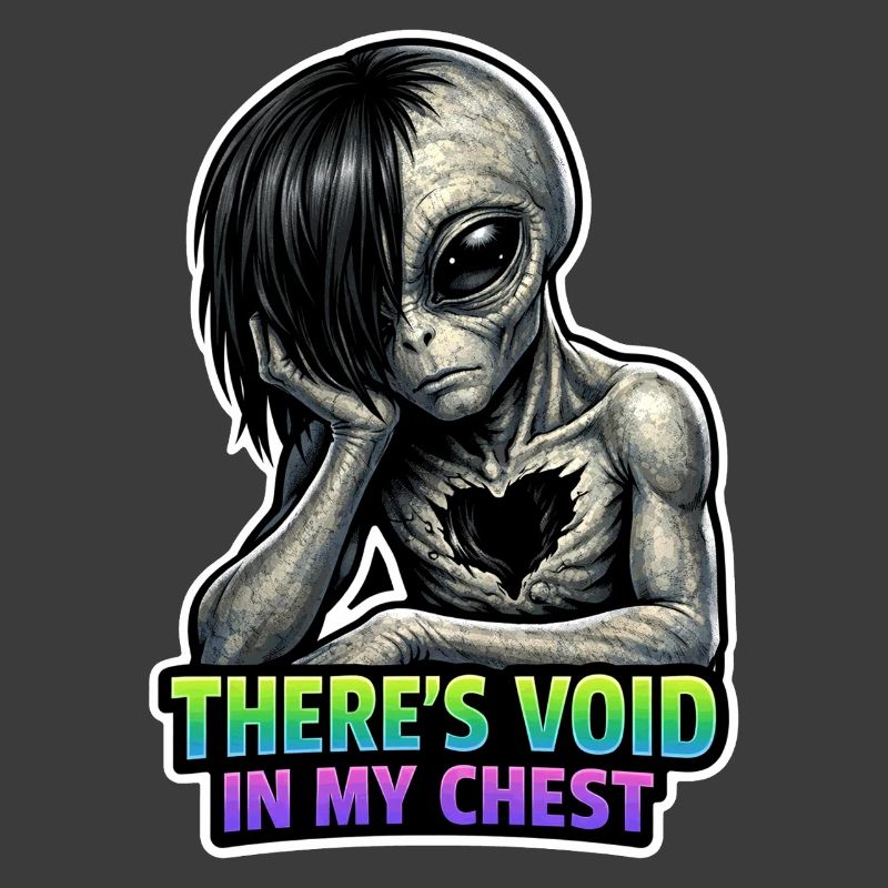 Alien Lover, Funny Alien, Cute Alien, Emo,