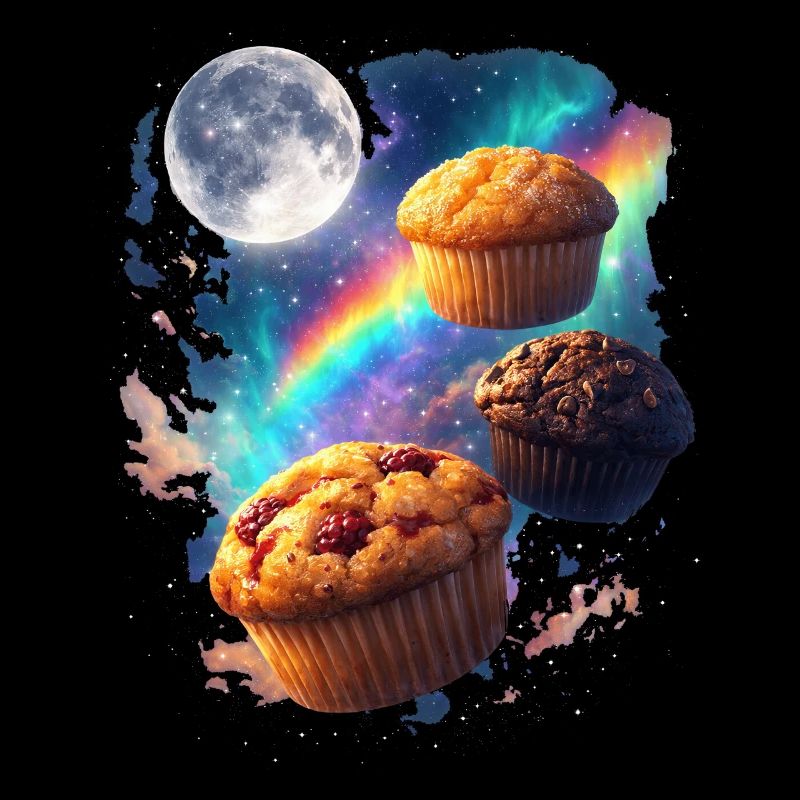 Weltraum-Muffins kosmischer Genuss