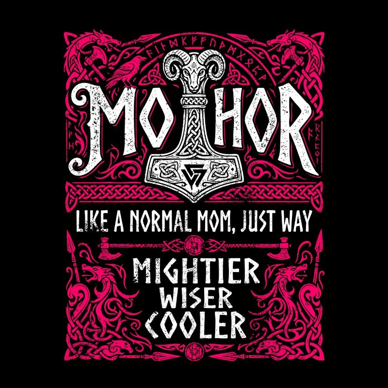 Mothor Viking Mère Thor Marteau Dire