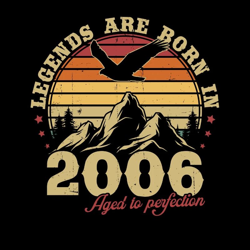 Legenden werden 2006 Jahrgang Geburtstag Geschenk