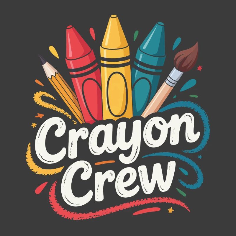 Explosion de couleurs de l’équipe Crayon