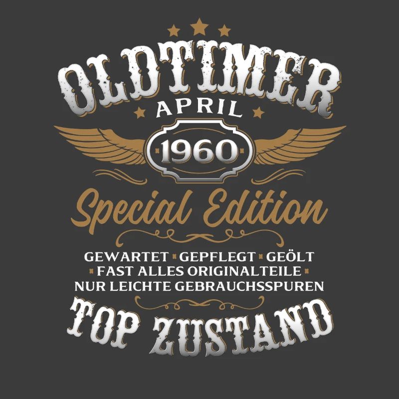 66. Geburtstag Geschenk Mann Oldtimer April 1960