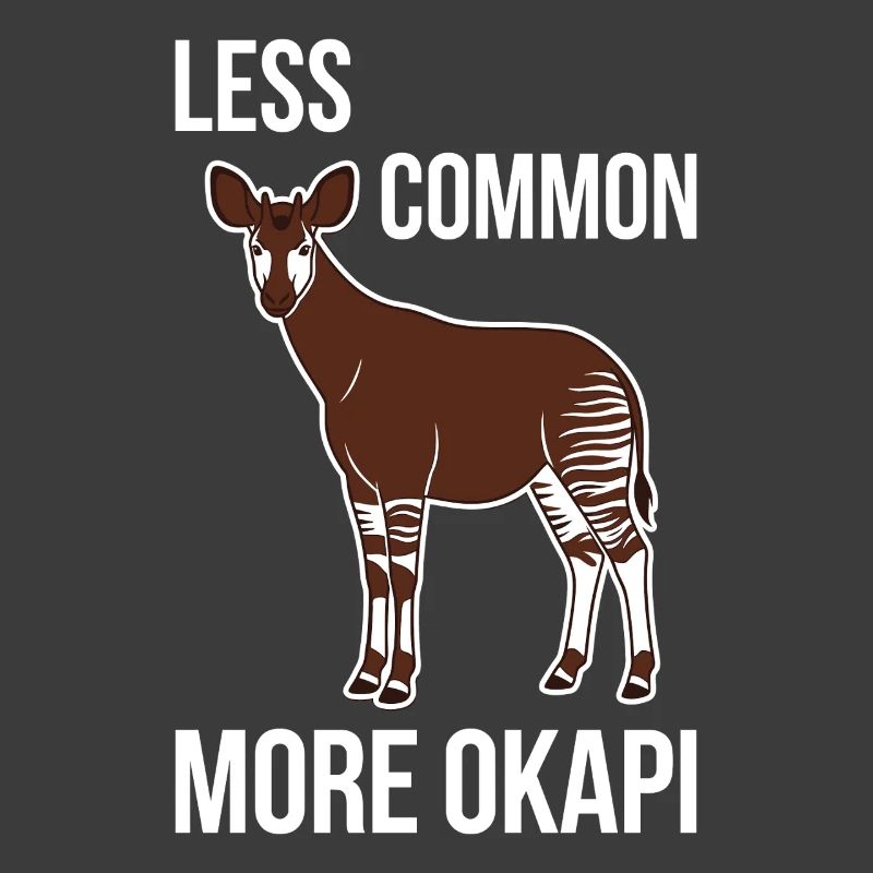 Okapi-liebhaber Okapi-tier Seltene Tierweltliebe