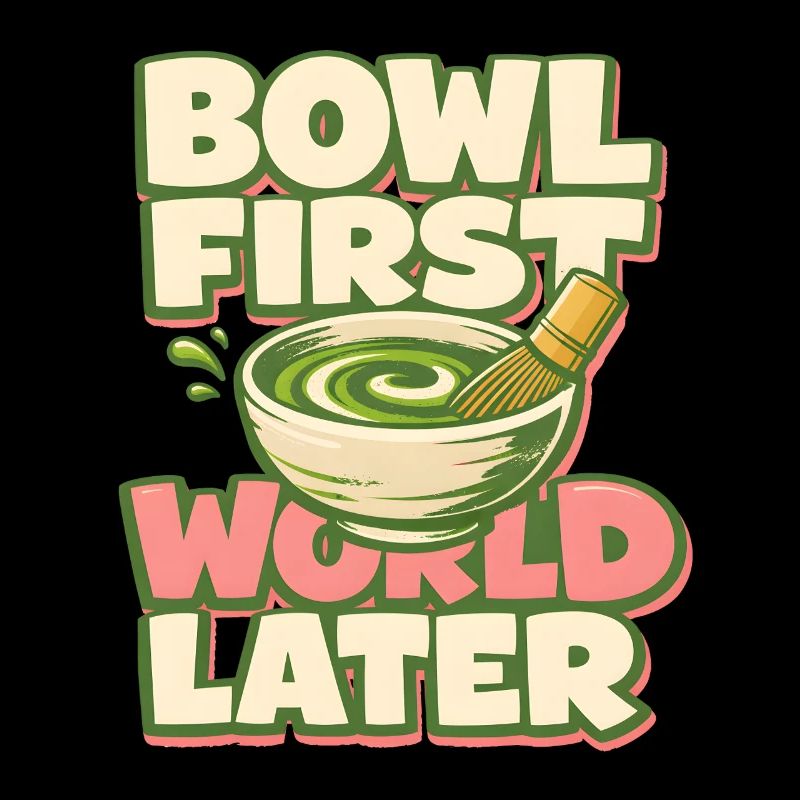 First matcha, then world | Tea Humor