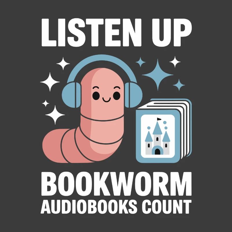 Bookworm Audiobook Fans Relaxed Reader Moments