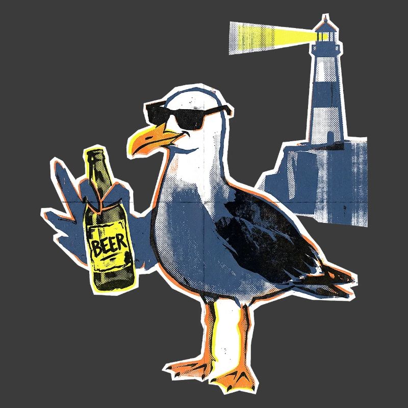 Coole Möwe Leuchtturm Bier