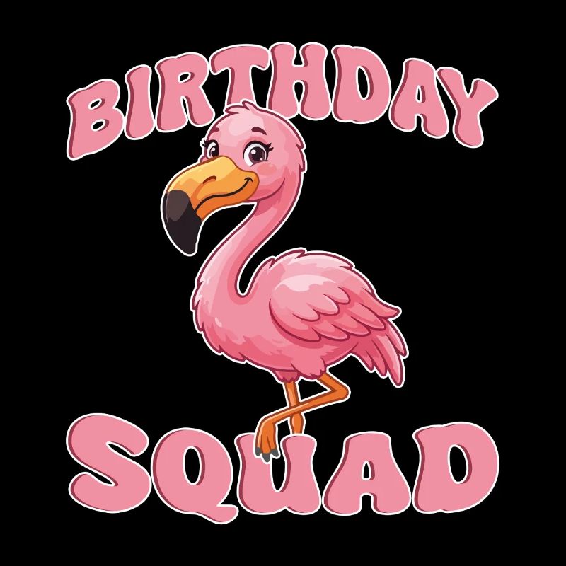 Birthday Squad Beach Summer Cruise Flamingo