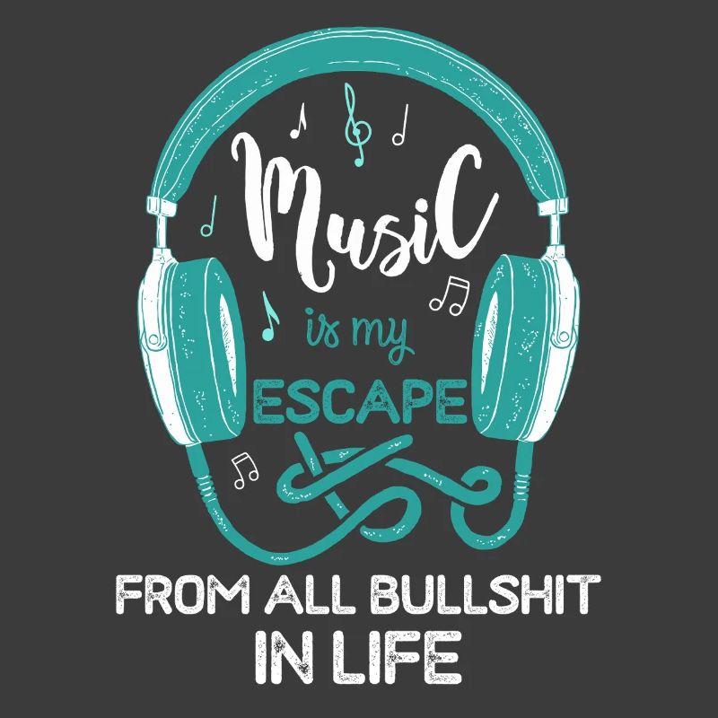 La musique, c’est mon graphique casque d’évasion