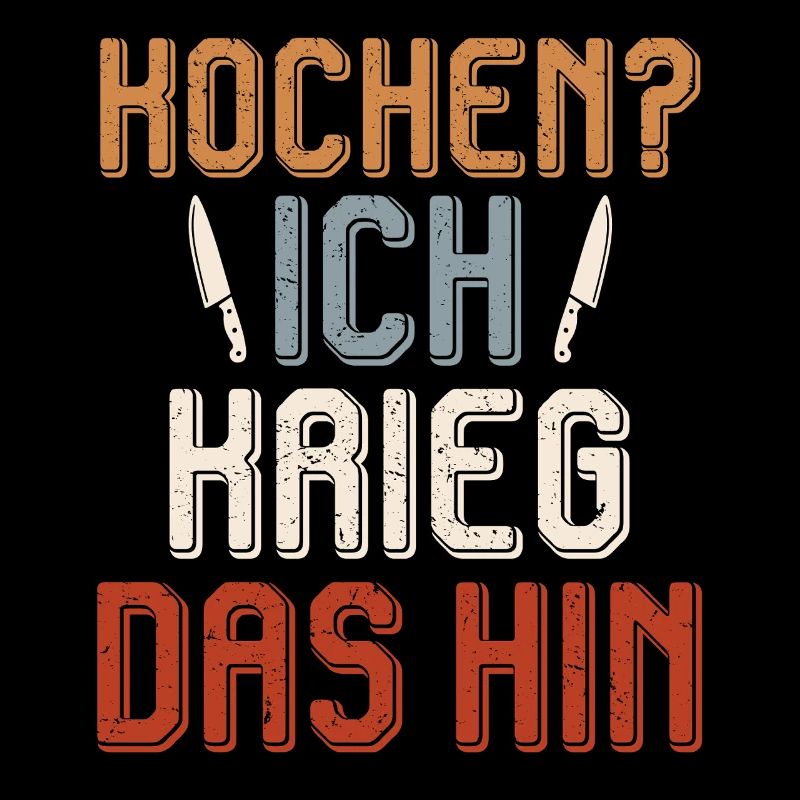 Küchenhilfe KOCHEN ICH KRIEG DAS HIN Lustig
