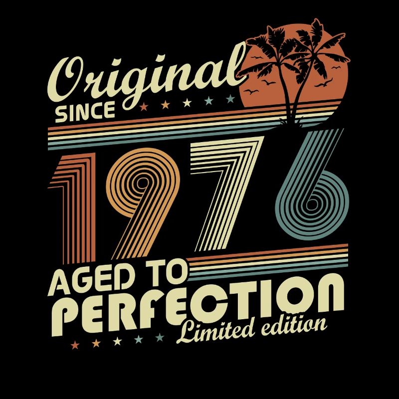 Original 1976 Vintage Retro Geburtstag Geschenk