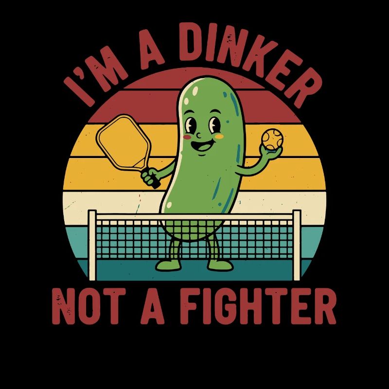 Pickleball Funny Player Pickle Ball Im A Dinker