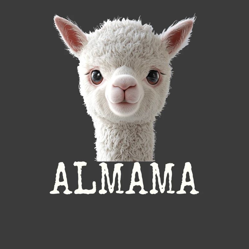 Almama Süßes Alpaka Mama Muttertag Lama Mom Mutter