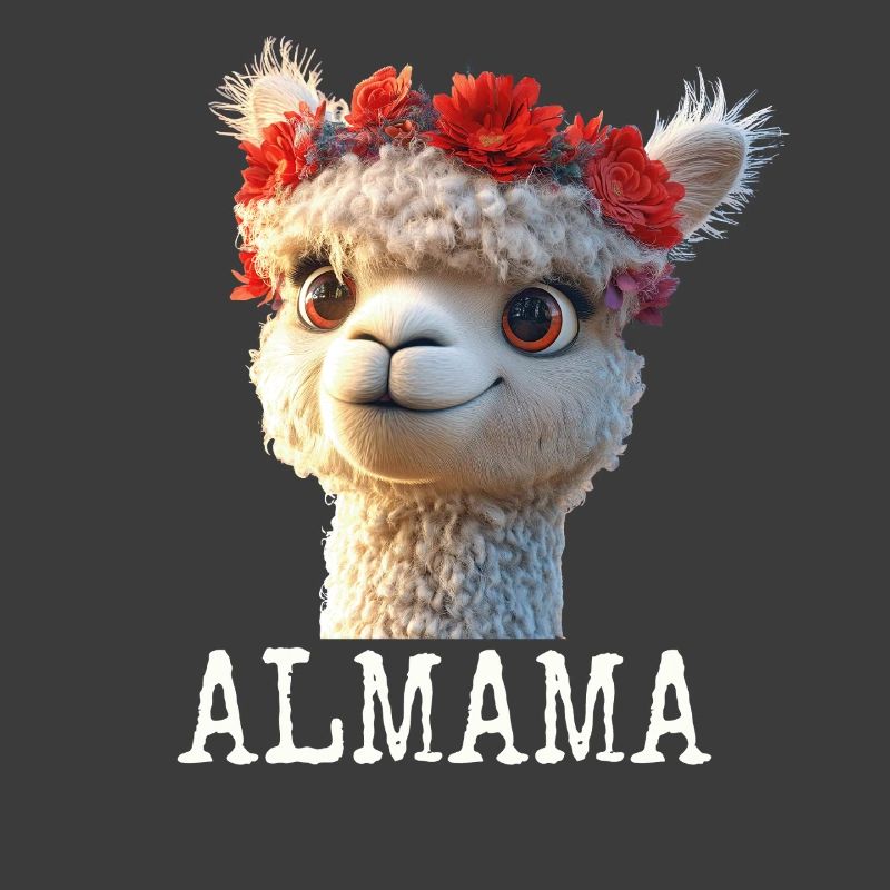 Almama Süßes Alpaka Mama Muttertag Lama Mom Mutter