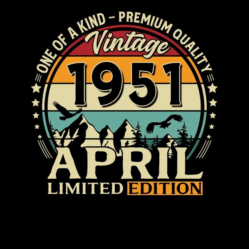Cadeau du 75e anniversaire Mari Original avril 1951