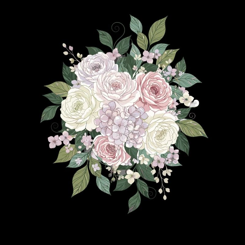 Pastel Roses Bouquets