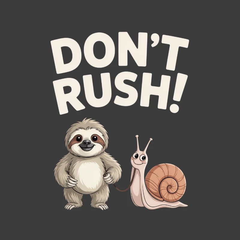 Sloth and Snail Don't rush