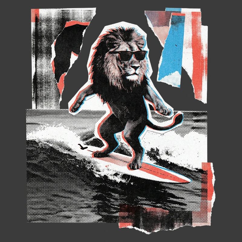 Lion Surfeur