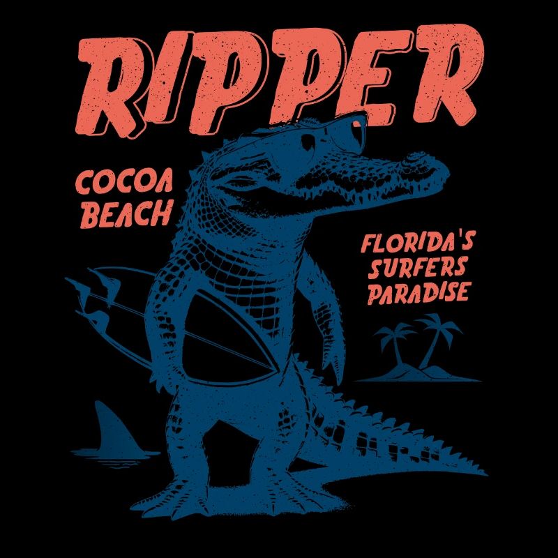 Ripper Surfer Croc Cocoa Beach Florida