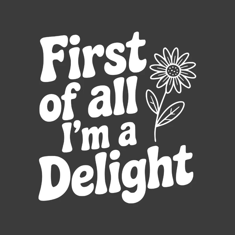 Zunächst einmal bin ich eine Freude