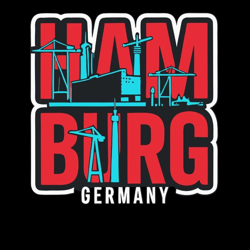 Hamburg Hafen Skyline Kran