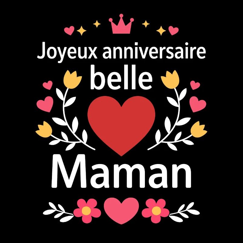 Joyeux anniversaire belle Maman