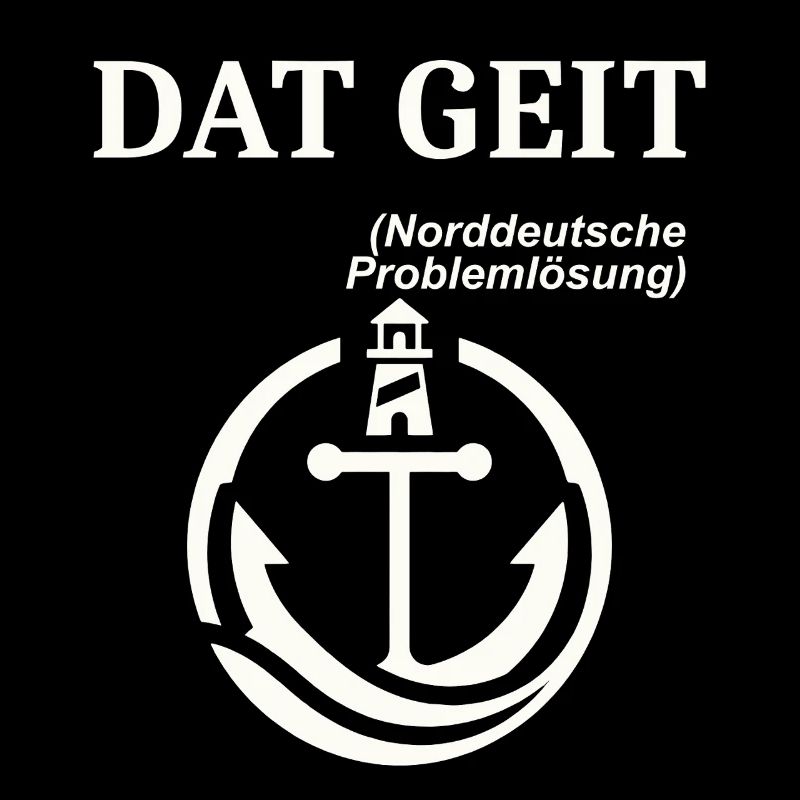 DAT GEIT Norddeutscher Humor Spruch lustig