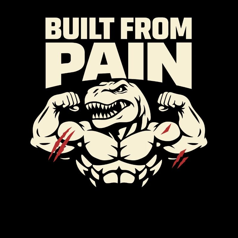 Emo Dinosaurier Lustiges Gym Sad Workout Lifting