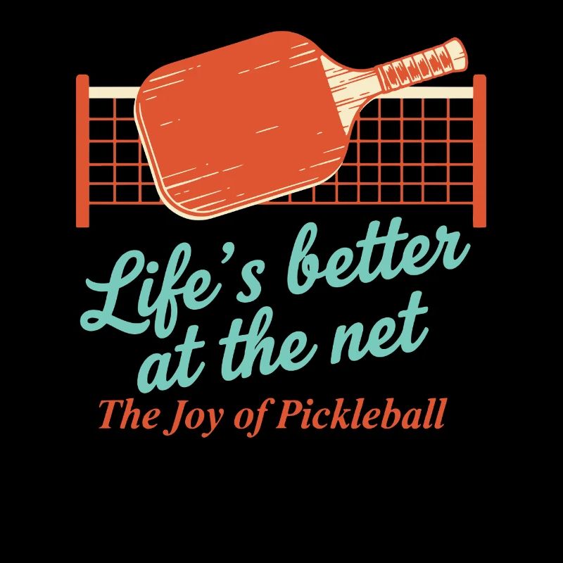 Pickleball Lifes Better At The Net Joy Of