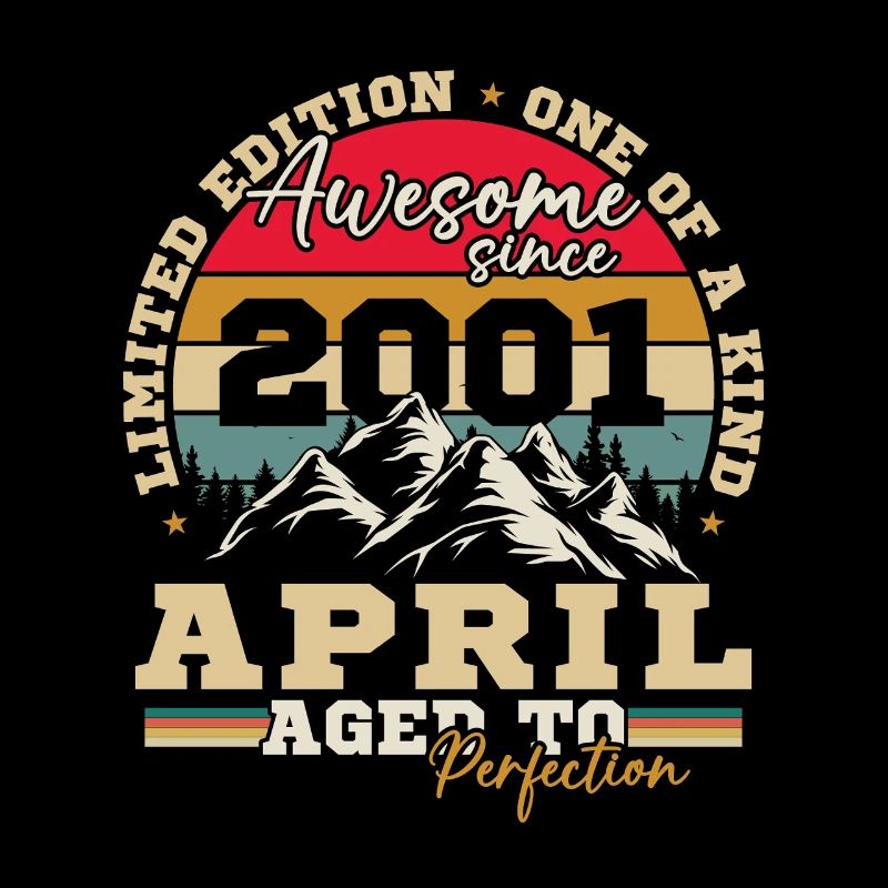 April 2001 Vintage Birthday Gift