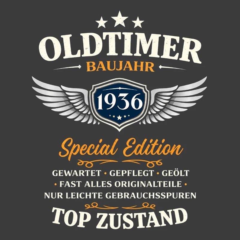 90. Geburtstag Geschenk Mann Oldtimer Vintage 1936
