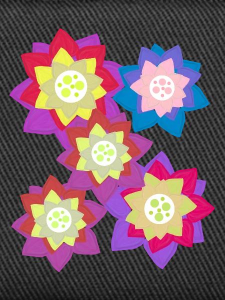Blume Blumen Blütenmandala