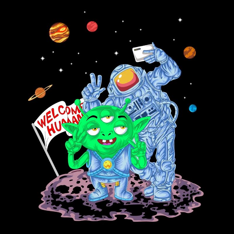 Welcome Humans Alien Shirt