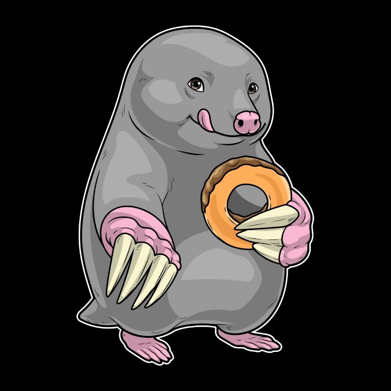 Maulwurf Donut
