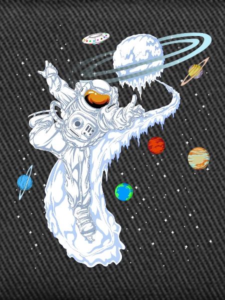 Astronaut Skiing Planet Shirt
