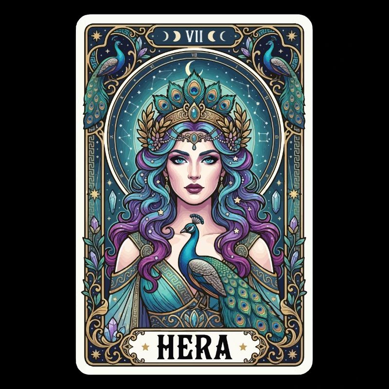 Carte de tarot d’Héra