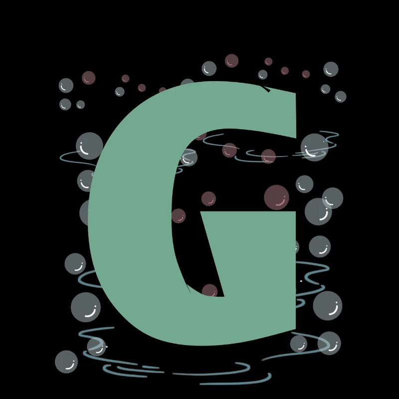 Buchstabe G in grün
