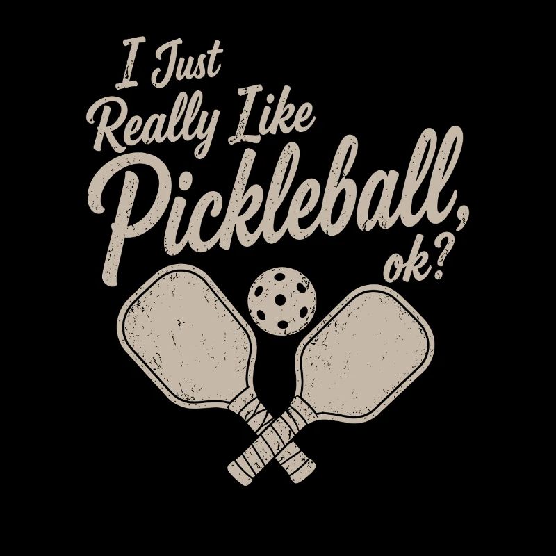 I Love Pickleball Saying