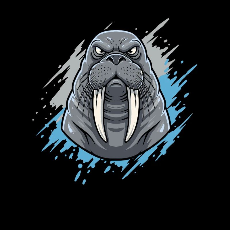 Morse en couleur splash