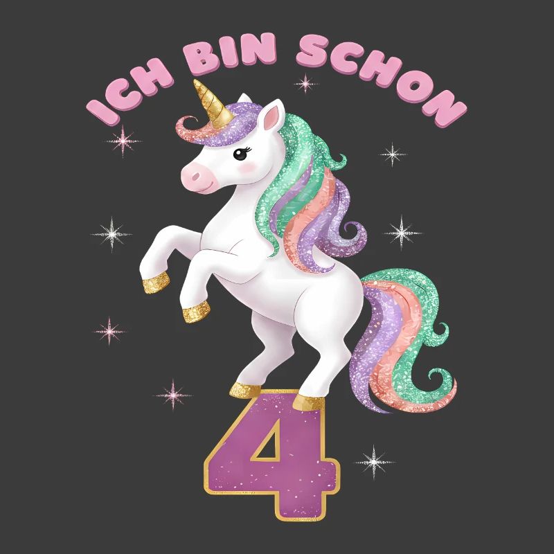 5. Geburtstag Einhorn Mädchen Ich bin schon 5