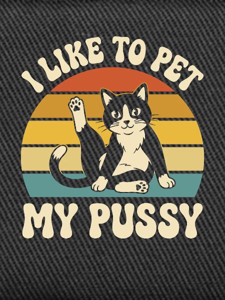 Cats Retro Sunset Motif