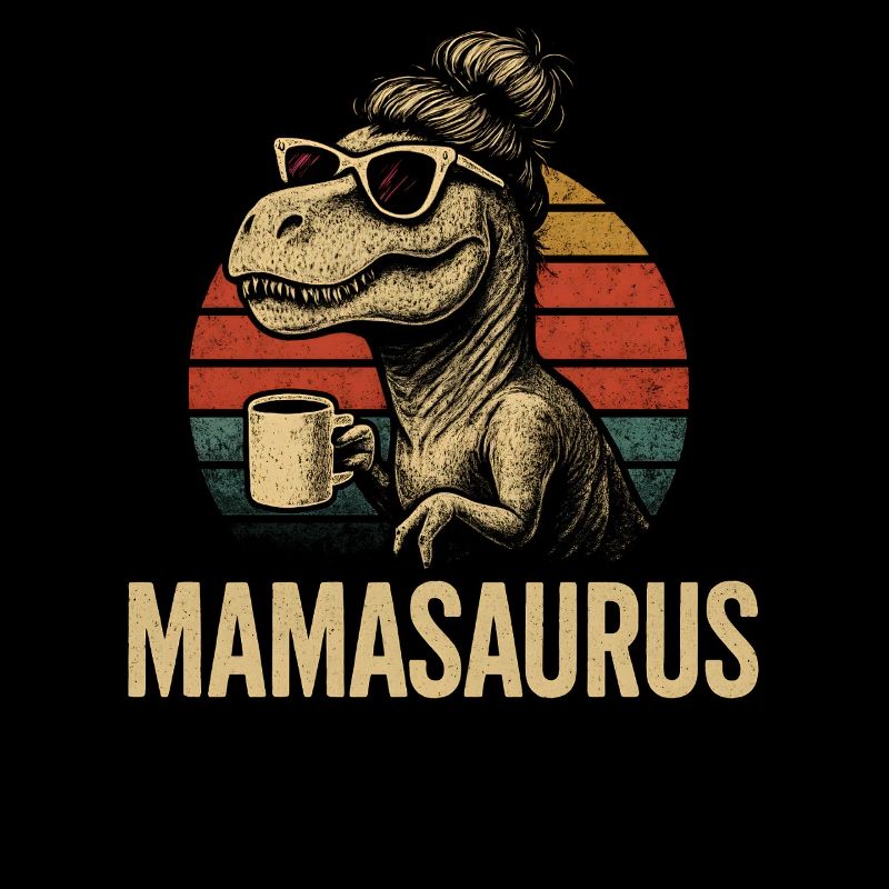 Mamasaurus Mama Mutter Geschenkidee Humor Lustig