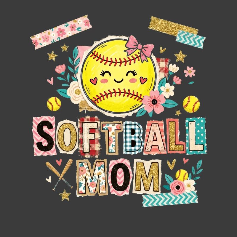 Note de rançon Maman de softball Mère