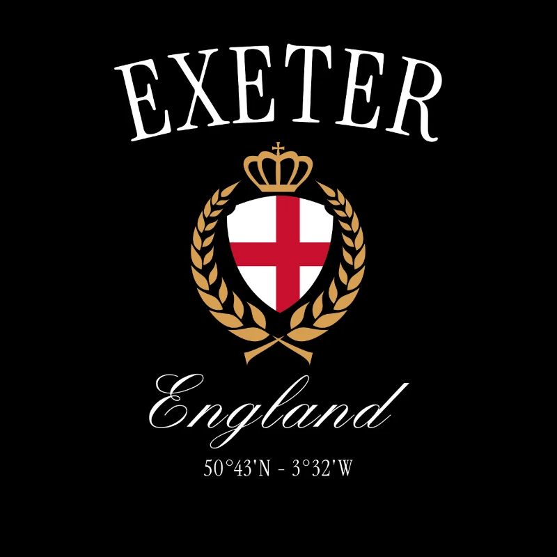 Exeter England Wappen Krone – Reise Souvenir