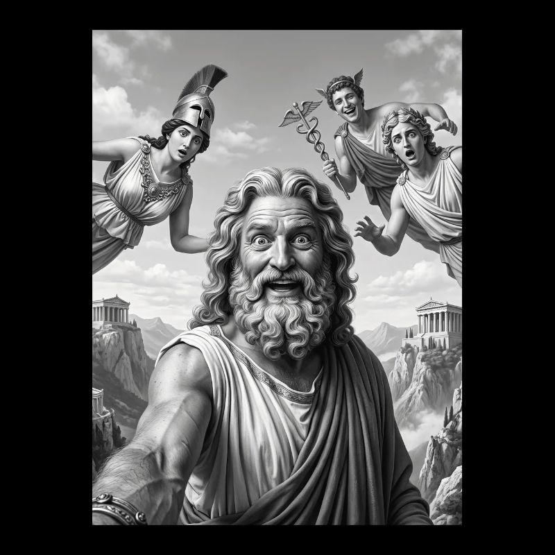Zeus Selfie with the Gods