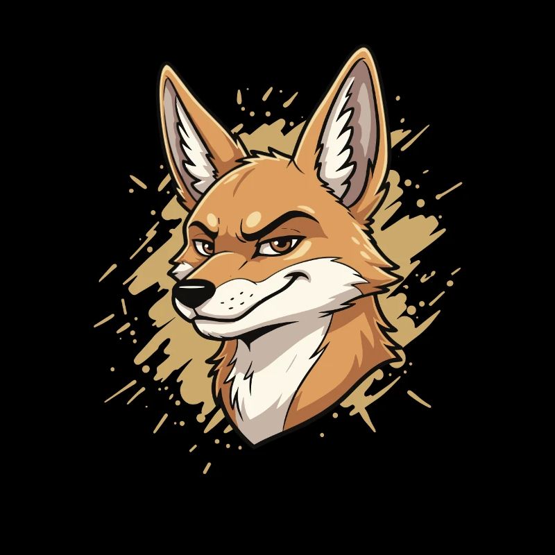 Clever Fox Cartoon