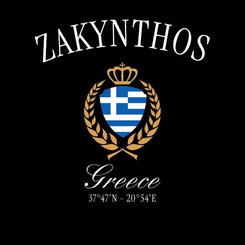 Souvenir de voyage de la couronne de Zakynthos en Grèce