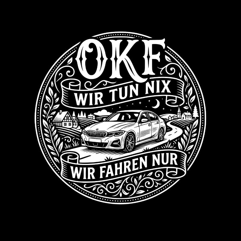 OKF Kontrollfahrt im Ort Dorf Cruising