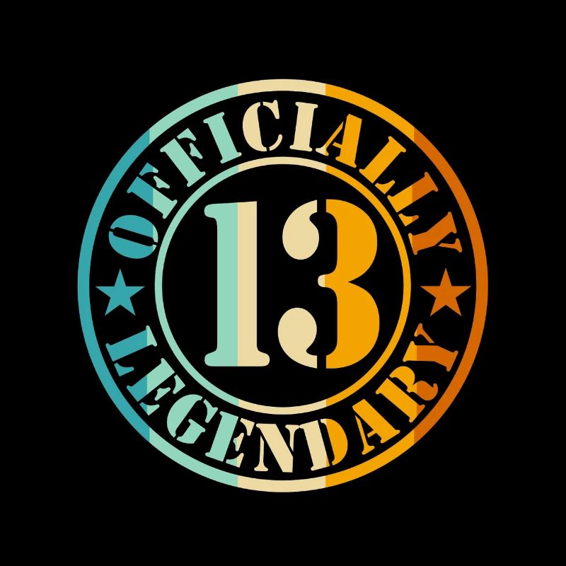 13. Geburtstag Junge Mädchen Legende Level 13