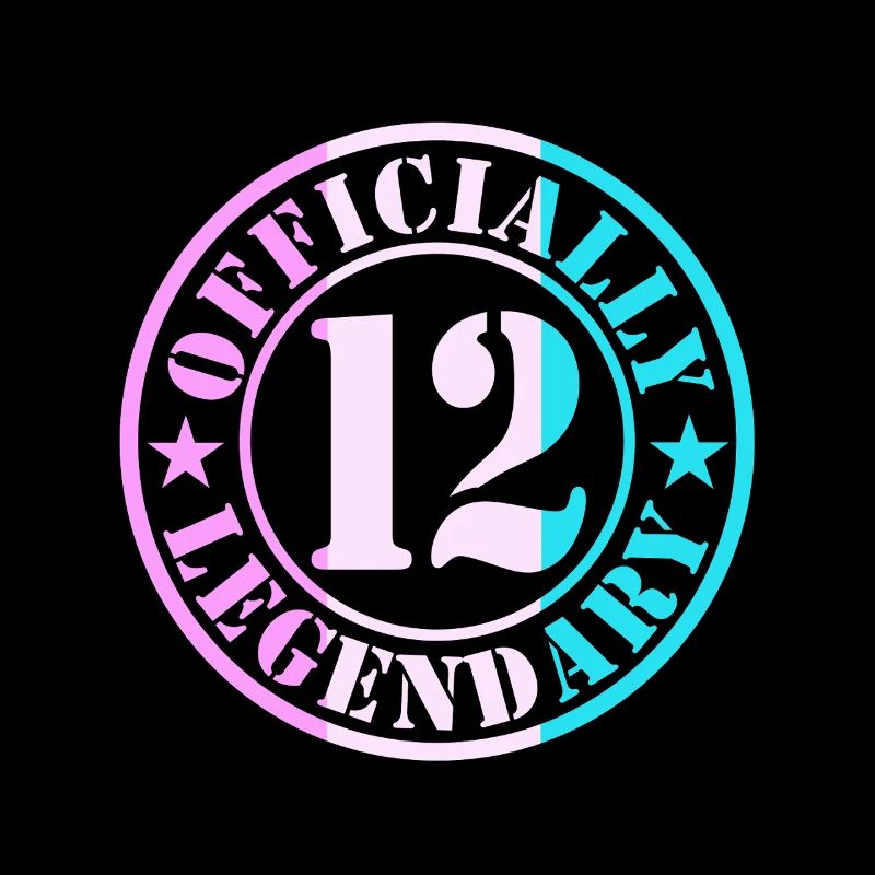 12. Geburtstag Junge Mädchen Legende Level 12