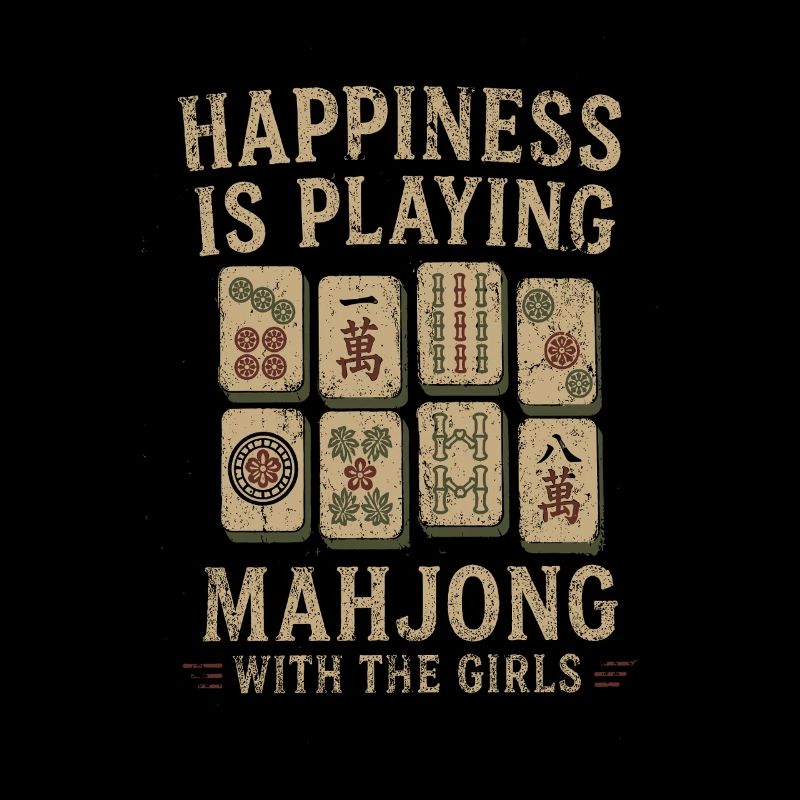 Mahjong du bonheur avec les filles